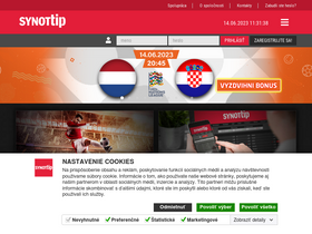 'synottip.sk' screenshot