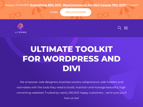 'wpzone.co' screenshot