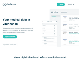 'helena.care' screenshot