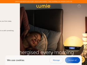 Lumie website screenshot