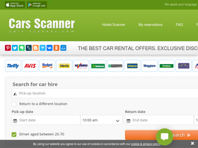 'cars-scanner.com' screenshot