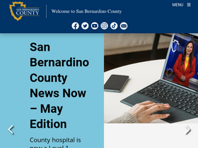 'sbcounty.gov' screenshot
