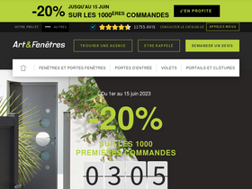 'artetfenetres.com' screenshot