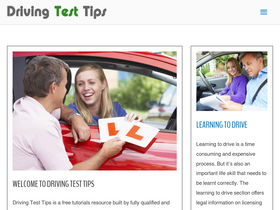 'drivingtesttips.biz' screenshot