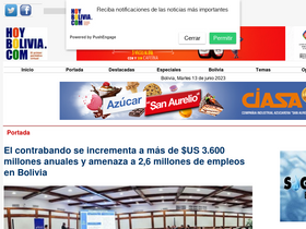 'hoybolivia.com' screenshot