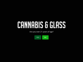 'cannabisandglassor.com' screenshot