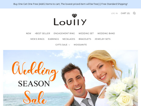 'louilyjewelry.com' screenshot