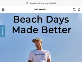 Animal homepage screenshot