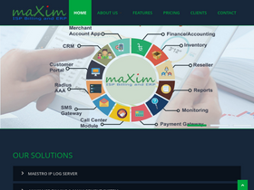 'maxim-billing.com' screenshot