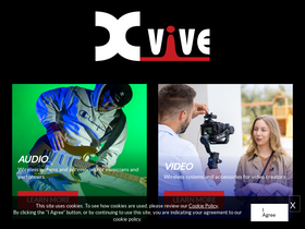 'xvive.com' screenshot