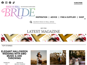 'rocknrollbride.com' screenshot
