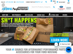 'lethalperformance.com' screenshot