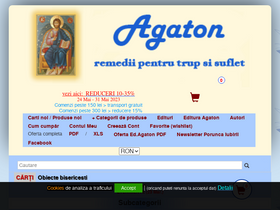 'agaton.ro' screenshot