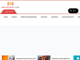 'mevzuatinyeri.com' screenshot