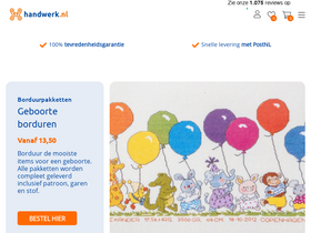 'handwerk.nl' screenshot