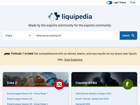 'liquipedia.net' screenshot