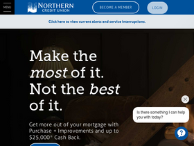 'northerncu.com' screenshot