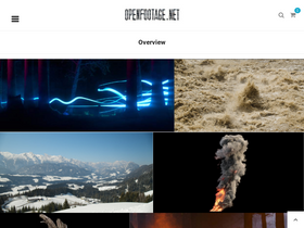 'openfootage.net' screenshot