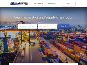 'jobsinlogistics.com' screenshot
