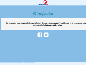 'encuentren.me' screenshot