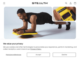 playstealth.com homepage screenshot