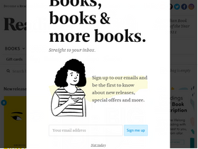 'readings.com.au' screenshot