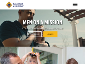 'kofc.org' screenshot