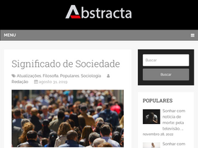'abstracta.pro.br' screenshot