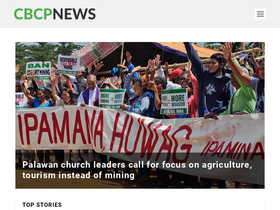 'cbcpnews.net' screenshot