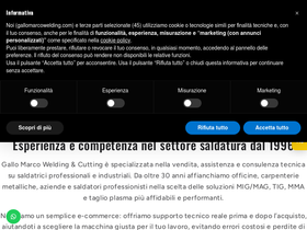 gallomarcowelding.com homepage screenshot