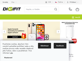 'digifit.cz' screenshot