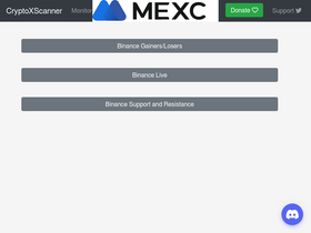 'cryptoxscanner.com' screenshot