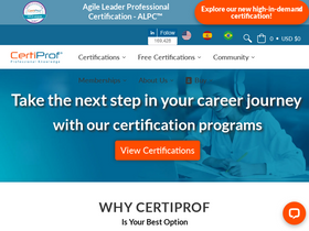 'certiprof.com' screenshot