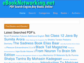 'ebooknetworking.net' screenshot