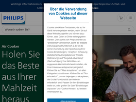 'philips.at' screenshot