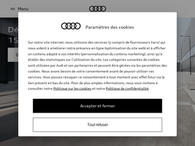 'audi.fr' screenshot