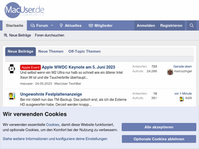 'macuser.de' screenshot