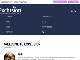 'exclusion.it' screenshot