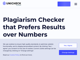 'unicheck.com' screenshot