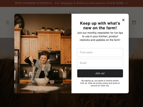 livingskyfarms.ca homepage screenshot