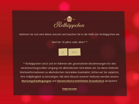 'rotkaeppchen.de' screenshot