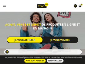 'troc.com' screenshot