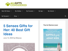 'allgiftsconsidered.com' screenshot