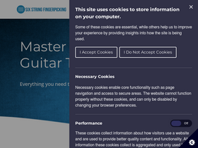 'sixstringfingerpicking.com' screenshot