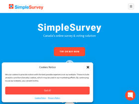 'simplesurvey.com' screenshot