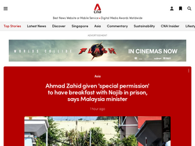 'channelnewsasia.com' screenshot