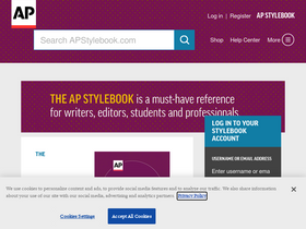 'apstylebook.com' screenshot