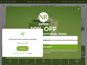 'naturerepublicusa.com' screenshot