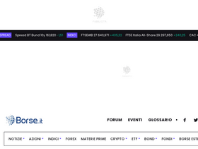 'borse.it' screenshot