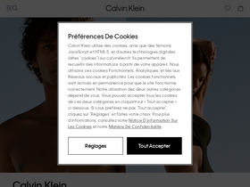 'calvinklein.fr' screenshot